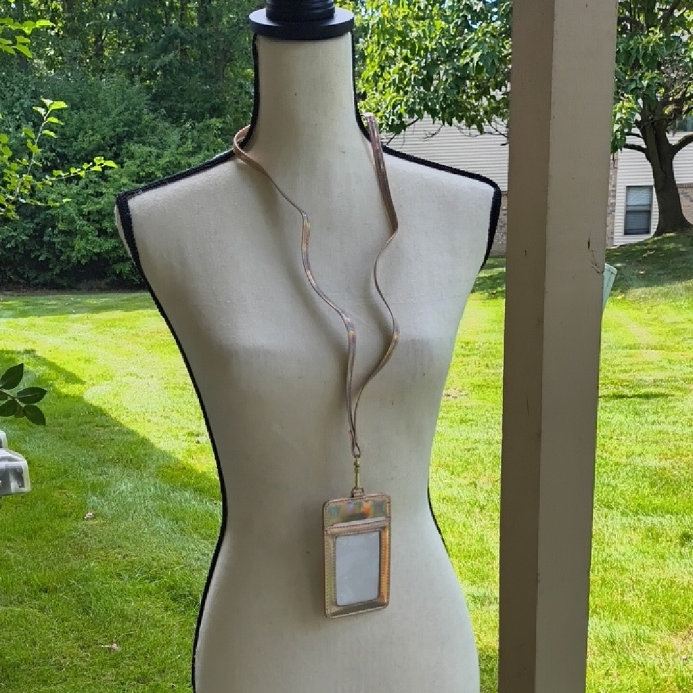 Rose Gold Lanyard with ID Holder